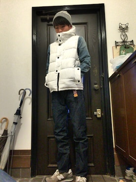 「雪だるま」｜KAINSさん（メンズ・173cm）の秋コーディネート