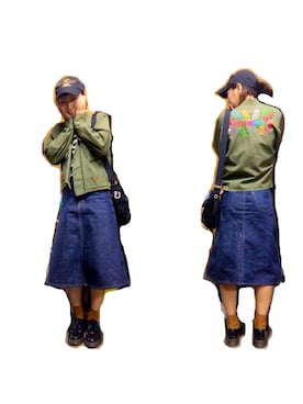 chibitaさん（レディース・161cm）の秋コーディネート