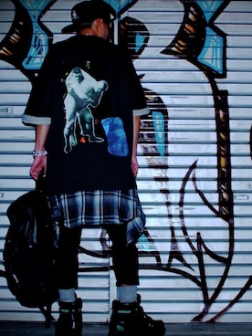 「SHAUN SAMSON（ショーンサムソン）のアイテム」を使った、めゑだあさん（メンズ・163cm）の冬コーディネート