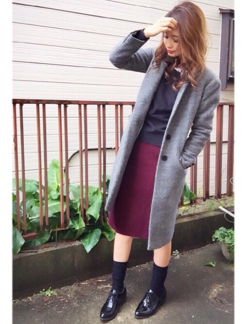 Nyaobu Ozocのチェスターコートを使ったコーディネート Wear