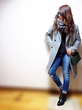 nyaobuさん（レディース・164cm）の冬コーディネート