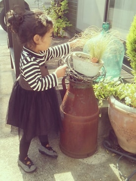 sana♡さん（キッズ・90cm）の秋コーディネート