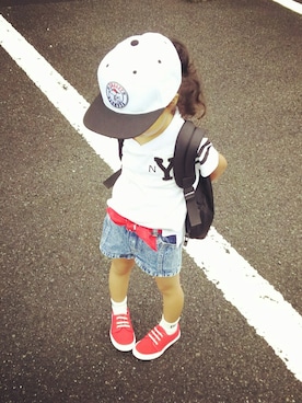 sana♡さん(キッズ・100cm)の夏コーディネート