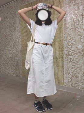 「MONKI」｜BOWさん（レディース・156cm）の夏コーディネート