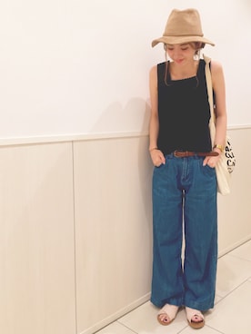 Kanakoさん（レディース・163cm）の夏コーディネート