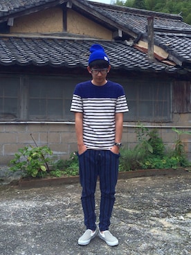 Aリスさん（メンズ・172cm）の夏コーディネート