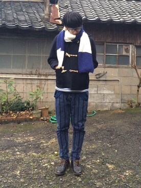 Aリスさん(メンズ・173cm)の冬コーディネート