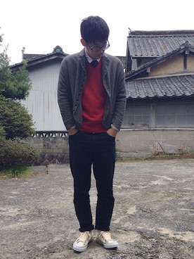 「アイテム（その他アウター）」を使った、Aリスさん（メンズ・173cm・20代）の冬コーディネート
