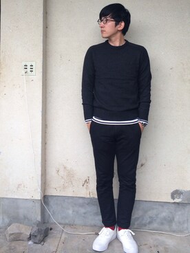 「赤い靴下」｜Aリスさん（メンズ・173cm・20代）の秋コーディネート