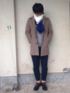 Aリスさん（メンズ・173cm）の冬コーディネート