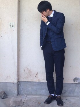 Aリスさん（メンズ・173cm）の春コーディネート