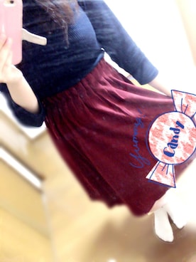 「夢展望（ユメテンボウ）のアイテム（ブーティ）」を使った、なーりん🍎さん（レディース・155cm）の秋コーディネート