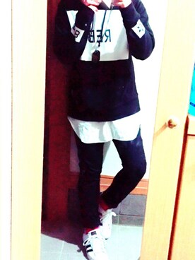 「REBTRAIT（レブトレイト）のアイテム」を使った、じゅんさん（メンズ・165cm）の秋コーディネート