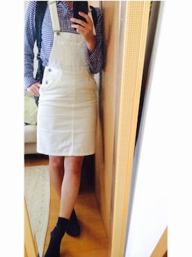 「カメラ女子」｜「アイテム（ソックス/靴下）」を使った、ekさん（レディース・158cm）の秋コーディネート