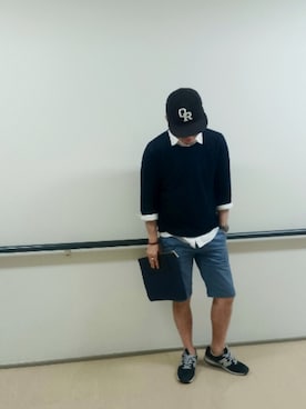 「ジャパンブルー」｜「アイテム（キャップ）」を使った、谷さんさん（メンズ・171cm）の夏コーディネート