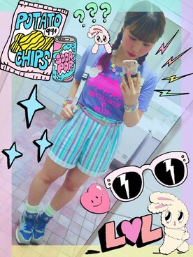 ♡URARA♡さん（レディース・160cm）の夏コーディネート