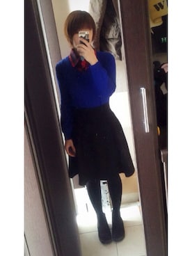 「George.（ジョージ）のアイテム（トップス）」を使った、miyu0908さん（レディース・160cm）の冬コーディネート