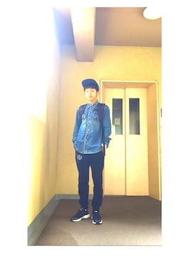 「Original.（オリジナル）のアイテム（パンツ）」を使った、ユート(Yuto)さん（メンズ・165cm）の夏コーディネート