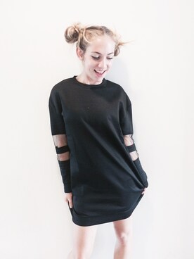 「TOBI（-）のアイテム」を使った、MorganAmericaKさん（レディース・168cm）の秋コーディネート