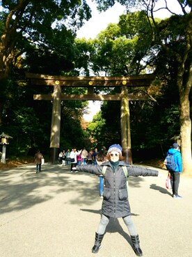 「UNKNOWN.（アンノウン）のアイテム（ダウンジャケット/コート）」を使った、Jennie Cheung  さん（レディース・150cm）の秋コーディネート