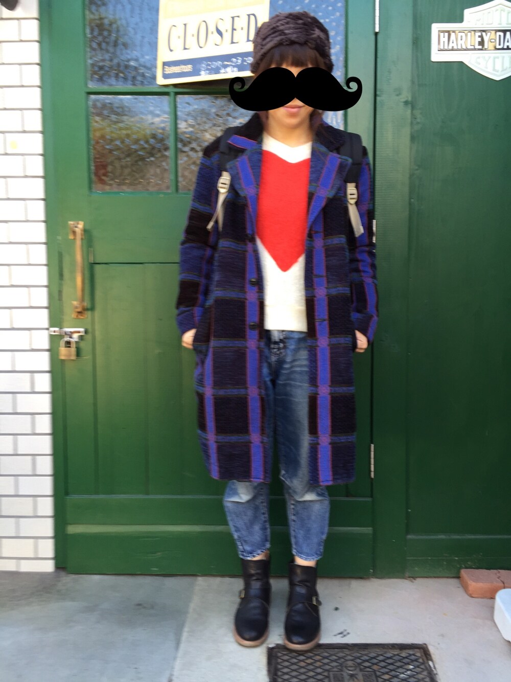 GO TO HOLLYWOODのチェスターコートを使った人気ファッション