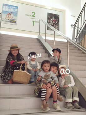 「WEAR」｜「アイテム（その他）」を使った、ayakaさん（キッズ・126cm）の春コーディネート