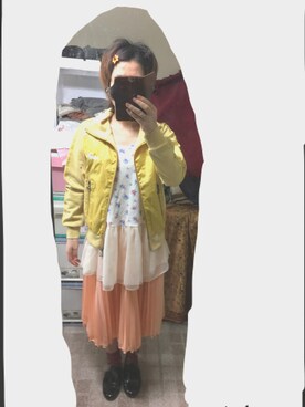 「off the wall（オフザウォール）のアイテム」を使った、megupeeさん（レディース・152cm）の夏コーディネート