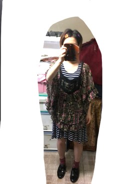 「off the wall（オフザウォール）のアイテム」を使った、megupeeさん（レディース・152cm）の夏コーディネート