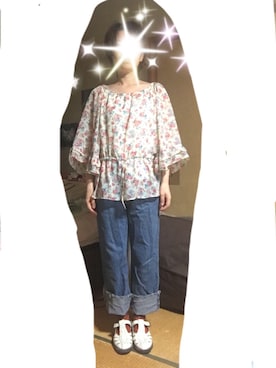 「NOWHERE（ノーウェア）のアイテム」を使った、megupeeさん（レディース・152cm）の秋コーディネート