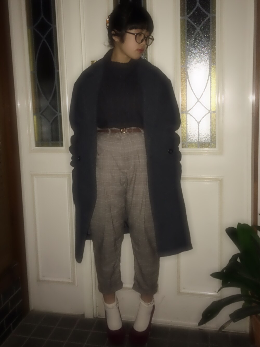 キヨハラさん（レディース・152cm）の冬コーディネートの1枚目の写真