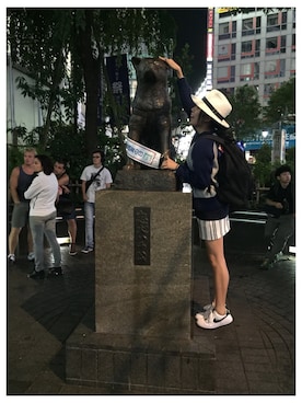 「SLY（スライ）のアイテム（ノーカラージャケット）」を使った、Ivy yuen さん（レディース・160cm）の秋コーディネート