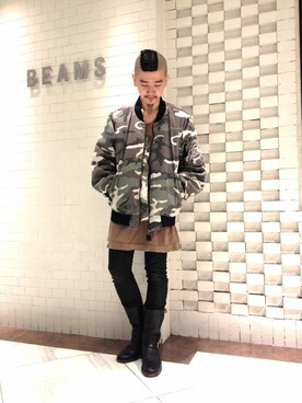 「MENS」｜inata shinyaさん（メンズ・174cm）の秋コーディネート