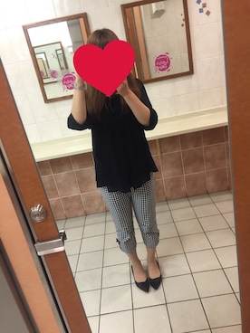 「LD prime（エルディープライム）のアイテム（パンツ）」を使った、のん様さん（レディース・151cm）の夏コーディネート