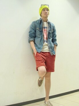 岡田さん（メンズ・180cm）の春コーディネート