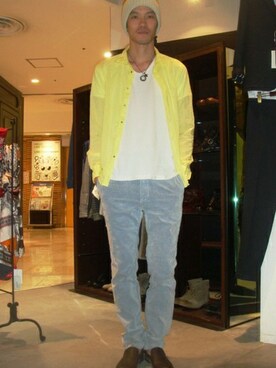 岡田さん（メンズ・180cm）の夏コーディネート