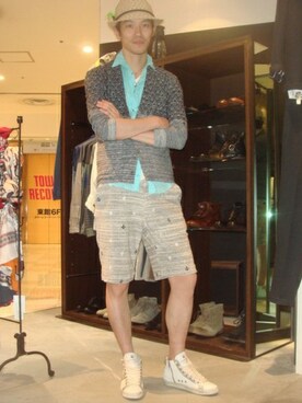 岡田さん(メンズ・180cm)の夏コーディネート