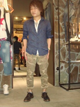 岡田さん（メンズ・170cm）の夏コーディネート