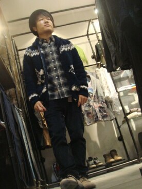 岡田さん（メンズ・170cm）の秋コーディネート