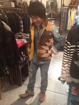 岡田さん（メンズ・170cm）の秋コーディネート