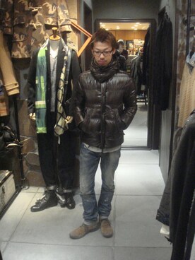 岡田さん（メンズ・175cm）の冬コーディネート