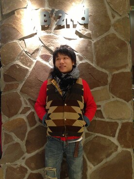 岡田さん(メンズ・170cm)の冬コーディネート