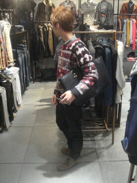 岡田さん（メンズ・175cm）の冬コーディネート