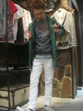 岡田さん（メンズ・175cm）の冬コーディネート