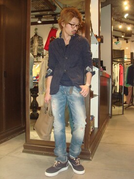 岡田さん（メンズ・175cm）の春コーディネート