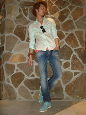 岡田さん（メンズ・175cm）の春コーディネート