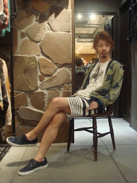 岡田さん（メンズ・175cm）の夏コーディネート