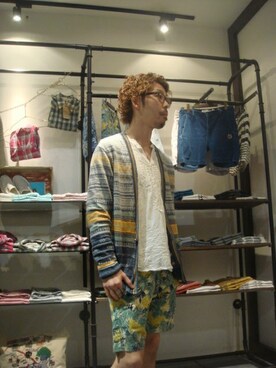 岡田さん(メンズ・175cm)の夏コーディネート