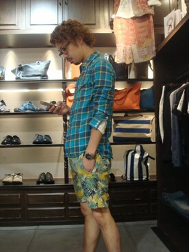 岡田さん(メンズ・175cm)の夏コーディネート