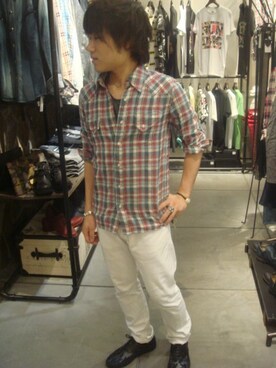 岡田さん（メンズ・168cm）の夏コーディネート