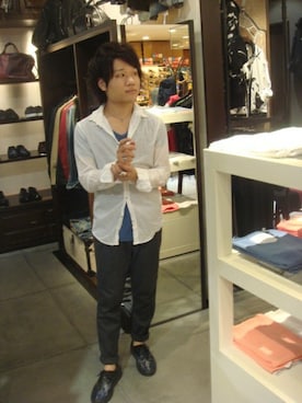 岡田さん（メンズ・168cm）の夏コーディネート